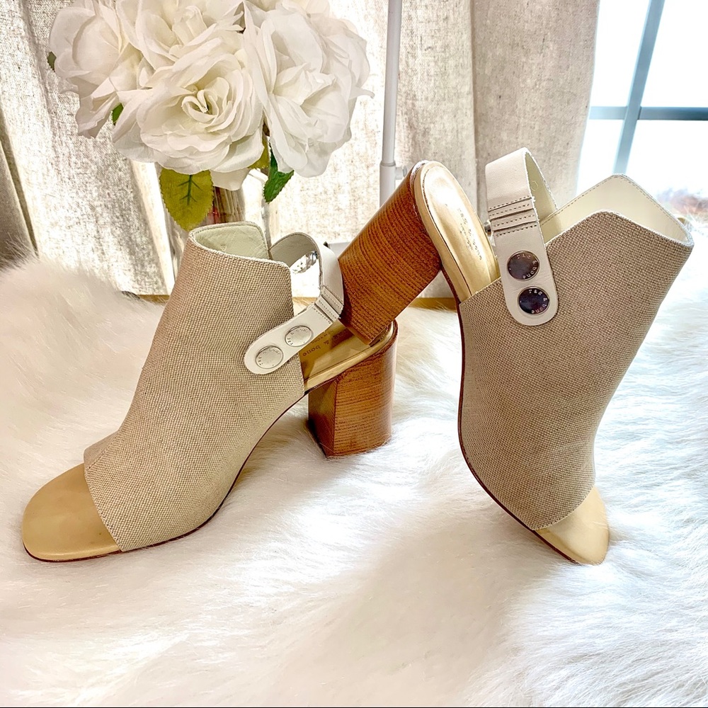 RAG & BONE LEIGH NATURAL OPEN TOE SANDALS SIZE 9 - Picture 5 of 16